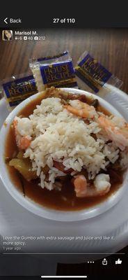 Large gumbo.