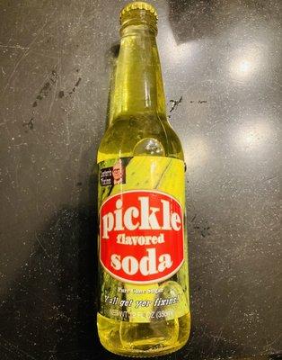 Lester's Fixins Pickle Flavored Soda