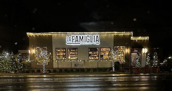 La Famiglia all dressed up for the holidays!