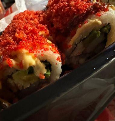 The Rio Grande Roll with jalapeños