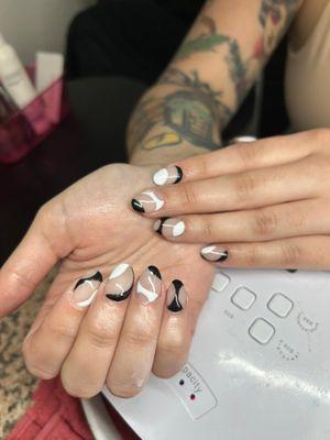 Acrilyc nails + Art