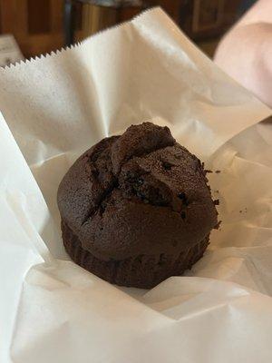 Chocolate, chocolate chip muffin.