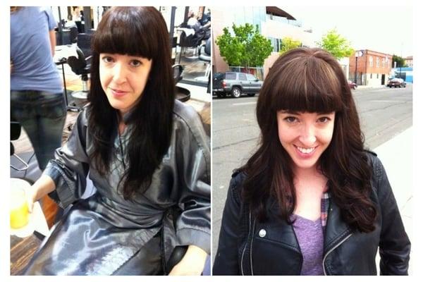 I got my sister to go to Rissa as well, and Rissa brought her hair back to life!