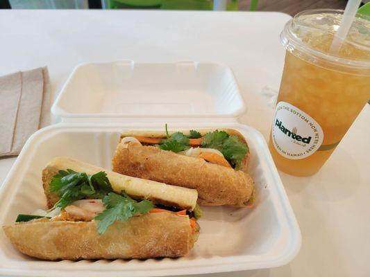 Falafel Banh Mi & Lemonade