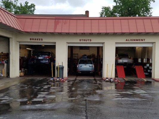 We are ready to service your vehicles, rain or shine!