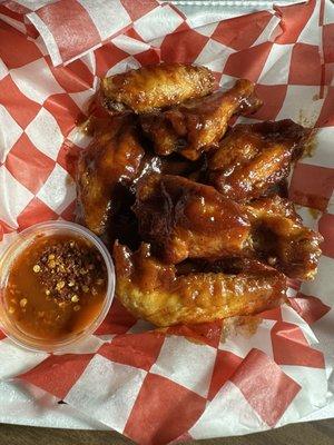 Order of bbq wings.