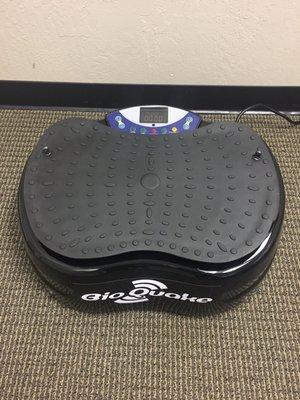 Vibration plate for accelerated full body therapy.