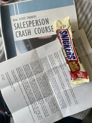 Crash Course Book, Snickers