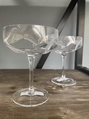 obsessed with these champagne coupes. Xmas gifting these for sure if they still have them in a month.