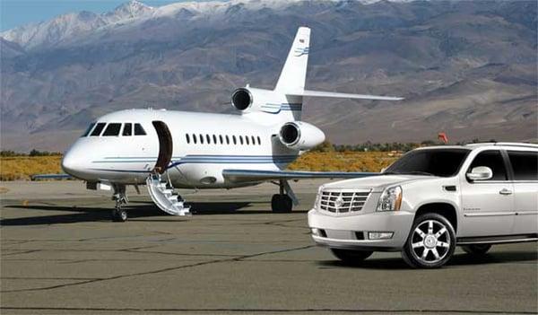 Professional, reliable private car service for private jet customers at Aspen , Vail Valley Jet Center, Rifle and Grand Junction