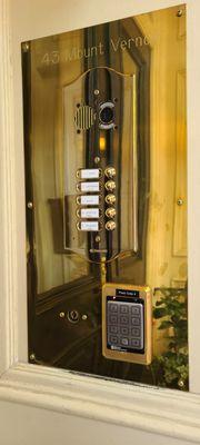 Brass video intercom!!