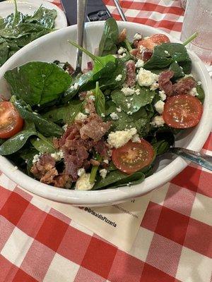 Spinach salad