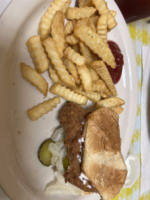 Breaded pork tenderloin Indiana style, just the way I love them! Delicious!