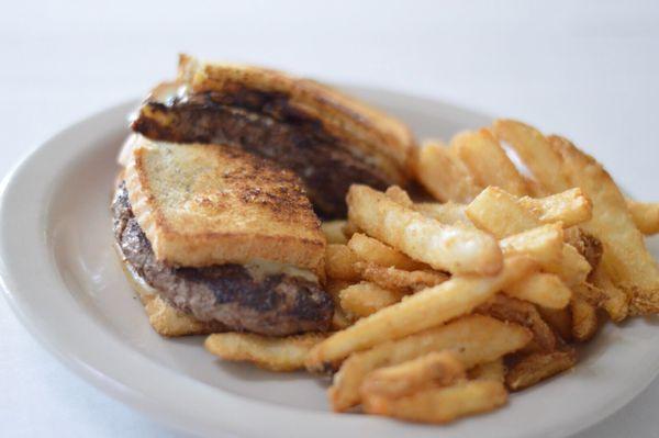 Patty melt burger