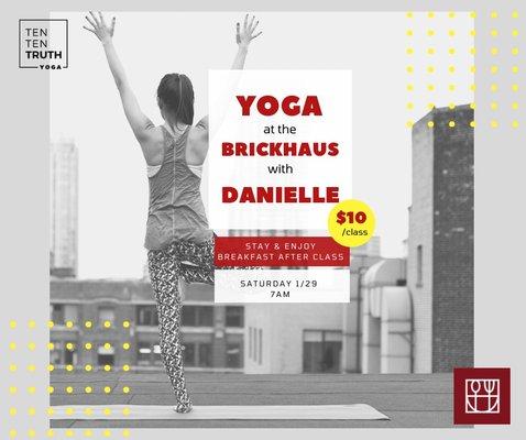 Yoga at The Brickhaus Cafe