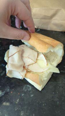 My daughter's $5.39 sandwich