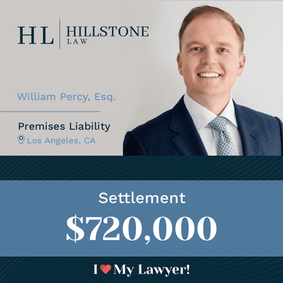 Our client received a $720,000 settlement on a Premises Liability case!