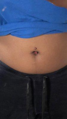 Belly Piercing, Great Placement