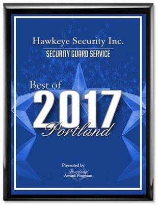 2017 Best of Portland - Security Services