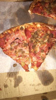 Meat pizza.