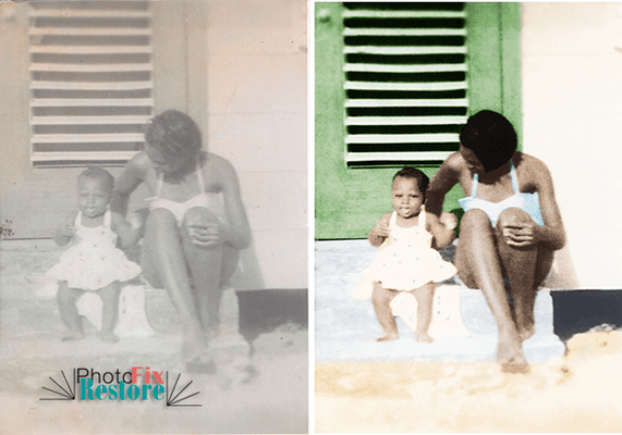 Colorizing an old photo can bring it back to life.