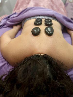 Book your hot stone massage service today!