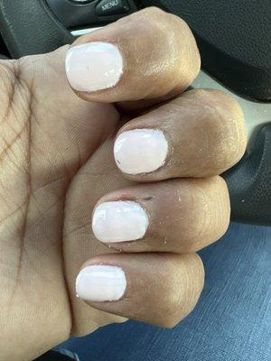 Worst Gel Manicure ive received