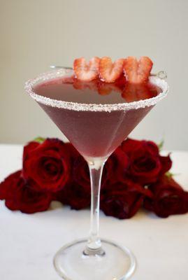 Cranberry martini for Valentines Day