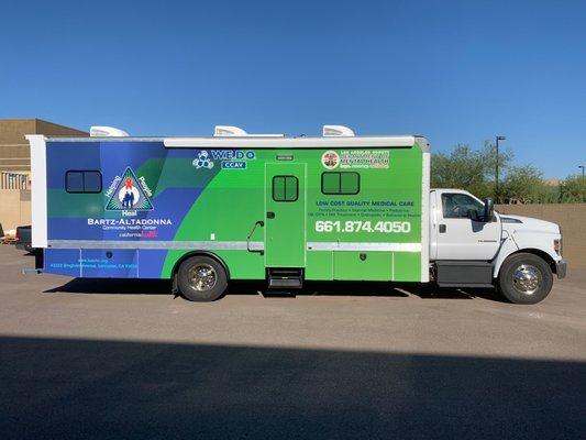 One of Bartz-Altadonna's Medical/Behavioral Health Mobile Units serving the community