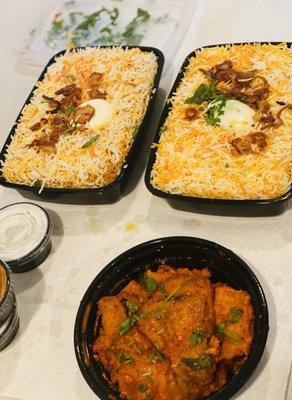 Take out! Chicken Dum Biryani, Boneless Chicken Dum Biryani & Apollo Fish