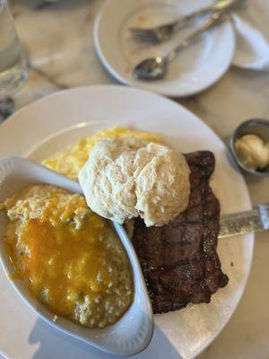 ribeye steak and eggs