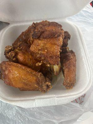 Dry and taste less chicken wing