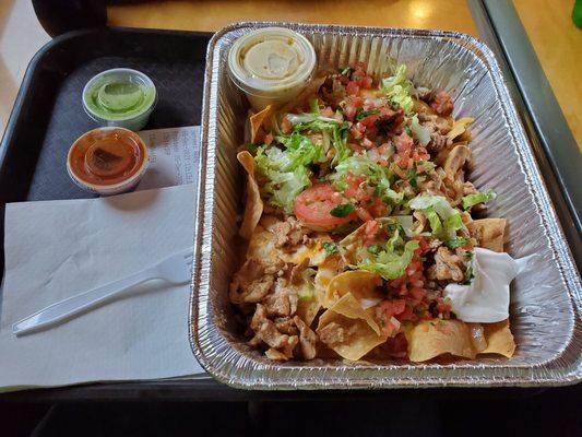 Chicken nachos