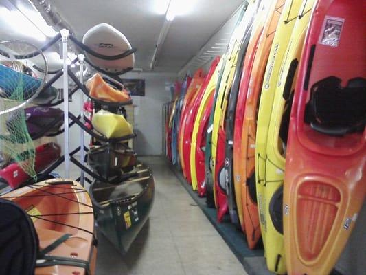 Rocky's has kayaks.