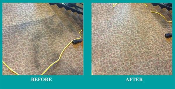 The Carpet Solutions - Salt Lake City Utah Carpet Cleaning Professionals - Before and After