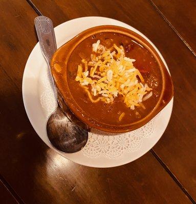 chili with entree