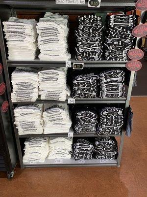 You get to pick from one of these black or white tees for free once you sign up for a weekly pass. Great deal!!