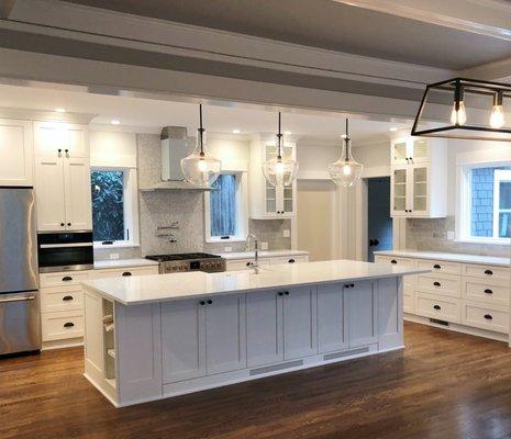 Timeless finishes in this remodel are sure to make this kitchen stand the test of time.