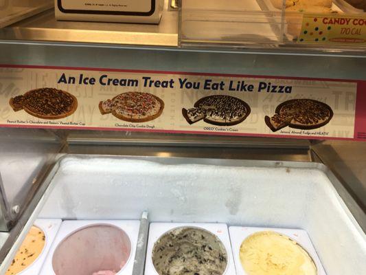 Ice cream pizza