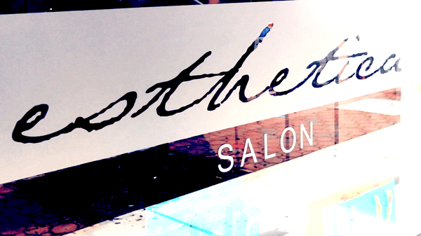 Esthetica, a full-service elegant salon with professional stylists and high-end products.