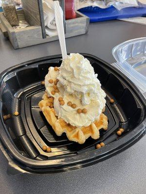 Waffle ice cream