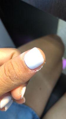 "Finished" manicure