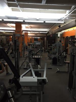 Weight training area