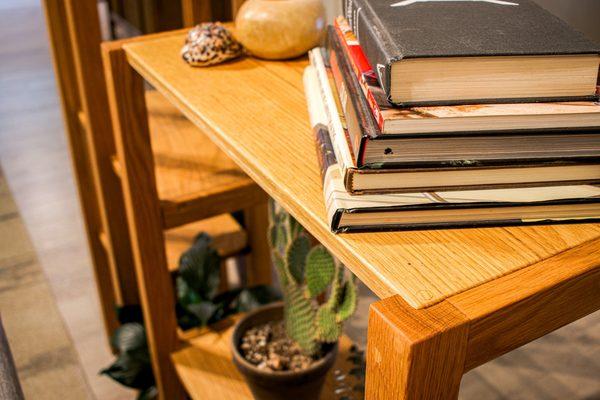 Custom Made Shelving in White Oak