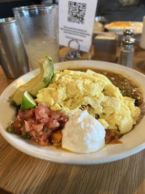 Cornbread rancheros