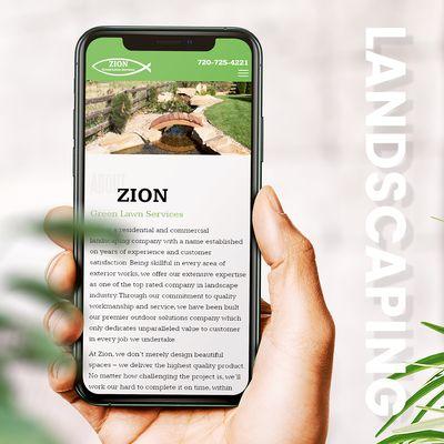 Lawn & Landscaping Website Design