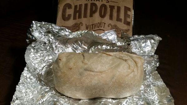 Chipotle Steak Burrito  (uncut)