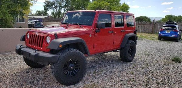 My "old" 2012, hard to sell, Jeep. It has 120K miles on it. They offered me $12K. They never even looked at it.