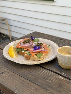 Smoked Salmon Toast