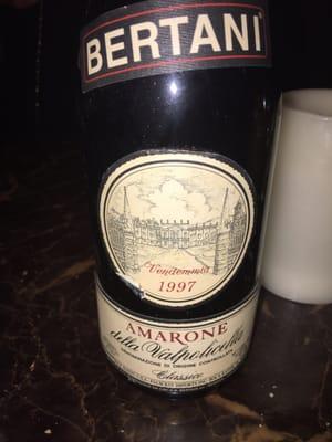 '97 Amarone...outstanding!